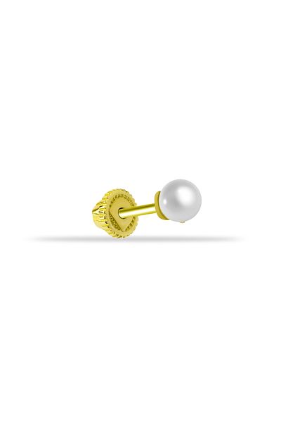 Dianora Piercing Gold Helix Piercing with Pearl