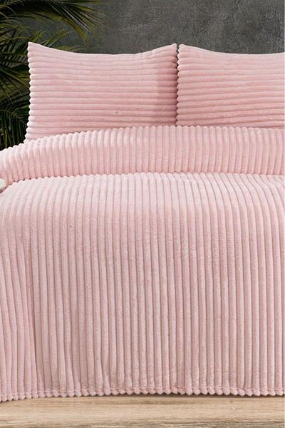 Çeyiz Diyarı Amila Double 220X240 cm Bedspread Powder