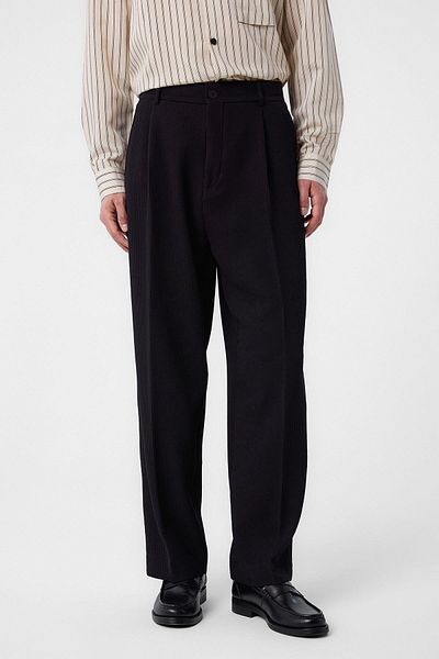 Antioch Black Baggy Corduroy Men's Trousers