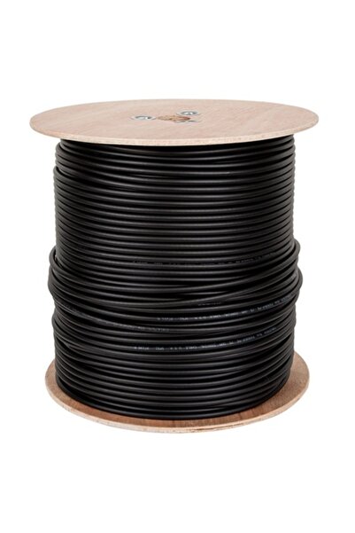 Cabletech CABLU COAXIAL F690BV+GEL NEGRU TAMBUR 305M