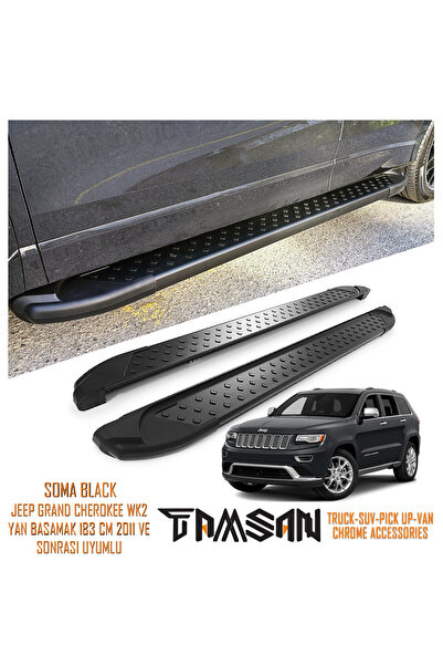 TAMSAN JEEP GRAND CHEROKEE WK2 SOMA MODEL YAN BASAMAK SİYAH 183 CM 2011 VE SO...