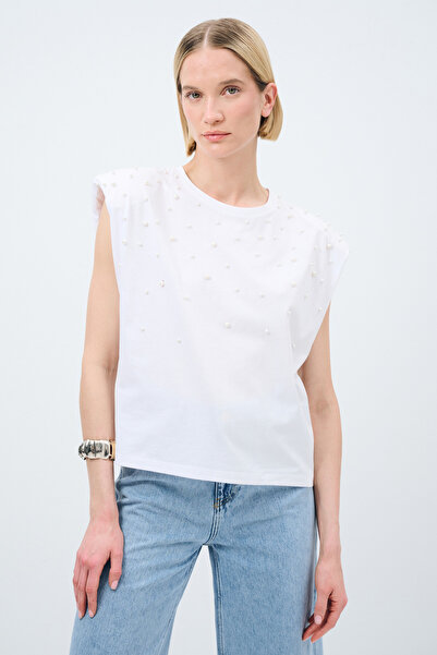 adL Vatkalı ve Taşlıı Bluz