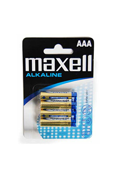 Maxell Baterii alcaline AAA LR03, pachet de 4