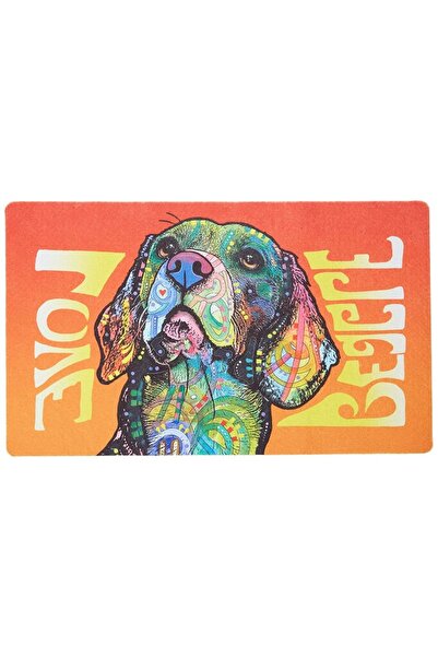 Drymate Mats For Dogs Beagle Love 12 x 20 Inch / 30 x 50 cm