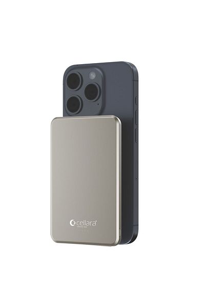 Cellara WIRELESS EXTERNAL BATTERY CELLARA MAGNETIC SLIM PD 20W COLLECTION CAPACITY 10000 MAH MAGSAFE 15W - TI