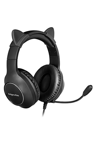 Kruger&Matz Căști de gaming pentru copii negre