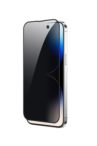 Cellara CELLARA 3D PRIVACY GLASS SCREEN PROTECTION FILM FOR IPHONE 15 PRO - BLACK