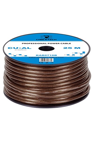 Cabletech CABLU PUTERE CU-AL 12GA (4.5MM/3.31MM2) 25M N