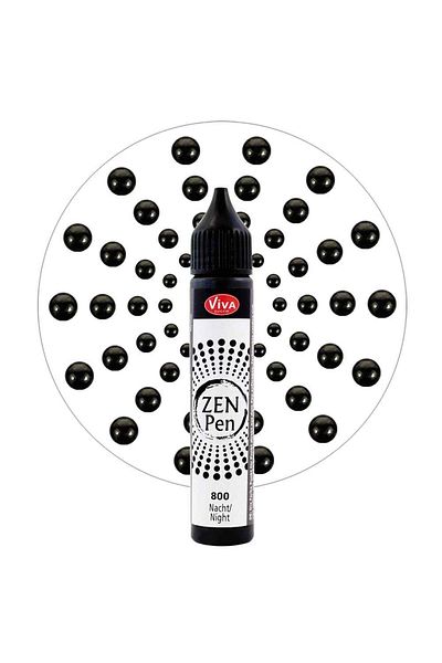 Viva Decor ZEN Pen VIVA DECOR dot painting paint, 28ml Black