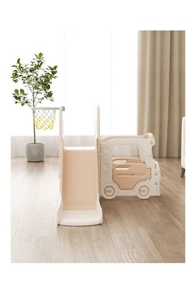 FULLJOY Slide with car and basketball 3*1