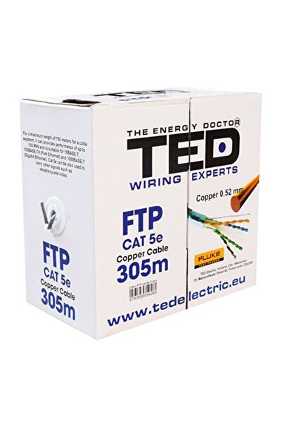 TED Electric CABLU FTP CAT 5E CUPRU 0.52MM 305M TED ELECTRIC