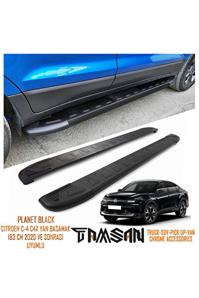 TAMSAN CITROEN C-4 C4X PLANET MODEL YAN BASAMAK SİYAH 183 CM 2020 VE SONRASI ...