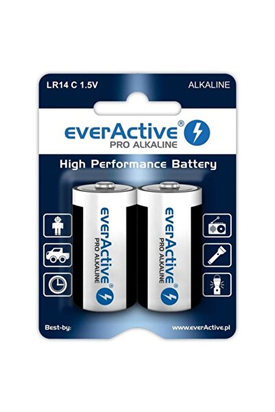 everActive ALKALINE BATTERY LR14 BLISTER 2 PCS