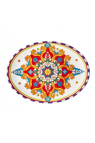 Raki Oval melamine platter CULINARO CORDOBA 39x29xh4.4cm