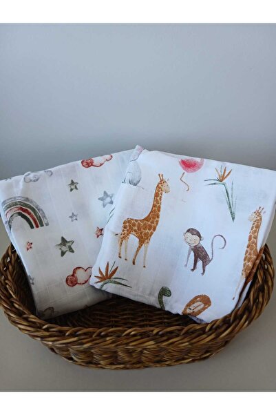 LEBUAS غطاء أطفال من الموسلين متعدد الأغراض مكون من قطعتين - للأطفال والرضع |...