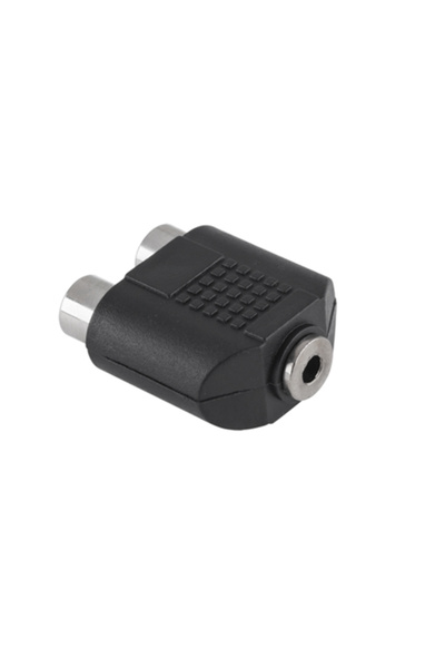 Lechpol Adaptor conector 3.5mm mamă la dublu RCA mamă