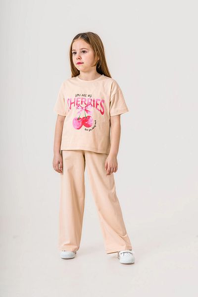 My Hanne Cherries Printed Girl's Suit 035