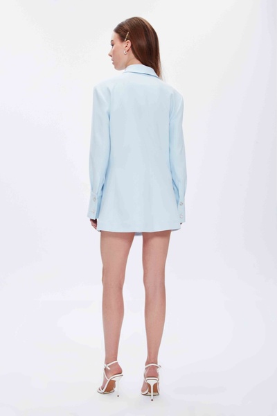 gold fairy ASYMETRIC TASARIM BLAZER CEKET ELBİSE