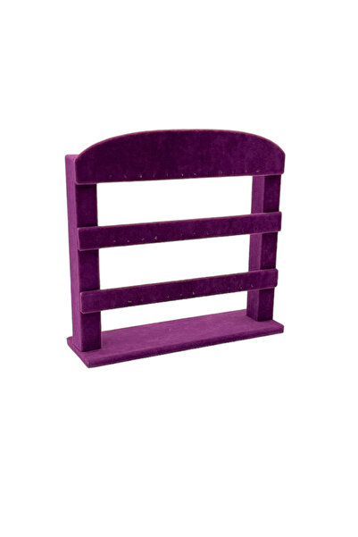 Genel Markalar 3 Kat Mor Küpe Düzenleyici, Şık ve Pratik Takı Organizeri