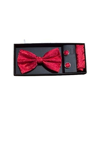 OEM Men's Bow Tie/Handkerchief/Button Set