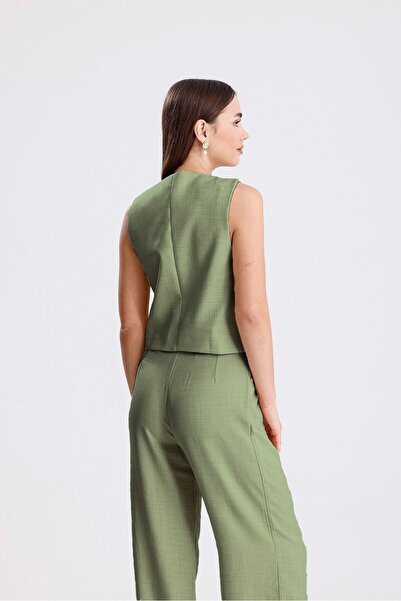 ikomteks Linen Vest Set