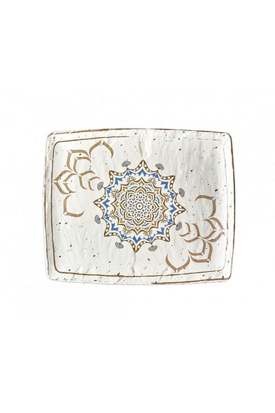 Raki Rectangular melamine platter CULINARO CASABLANCA 32x26xh2.2cm
