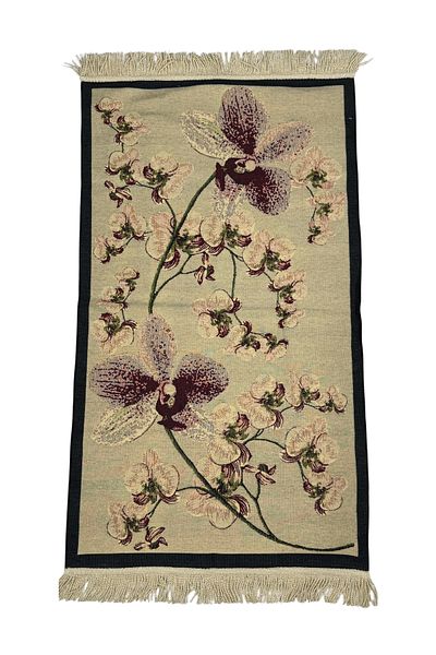 TAYBOUN Luxury Yonca Prayer Rug Featuring a Floral Design