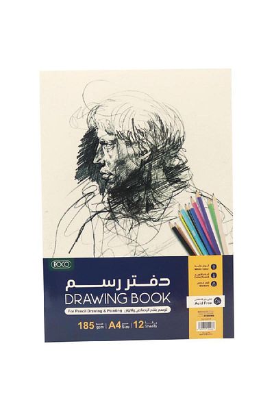Roco Sketch Pad A4 – 12 Sheets 185gsm