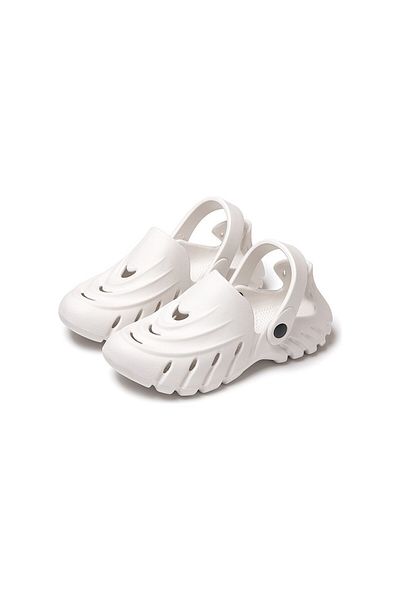 AyShop Men's Beach Outdoor Perforated Breathable Comfortable Slippers with Elastic Back