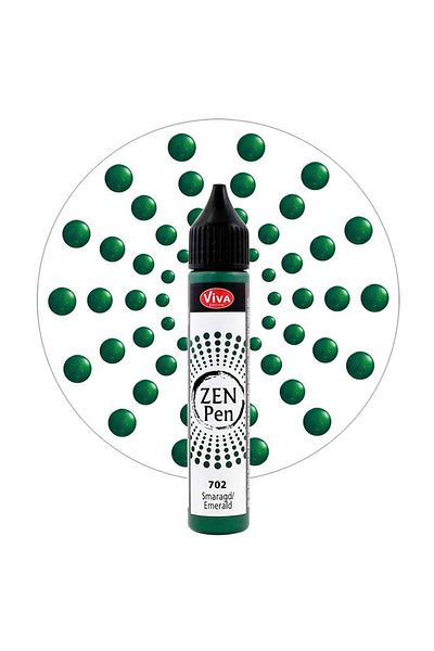 Viva Decor ZEN Pen VIVA DECOR dot painting color, 28ml Cadmium green