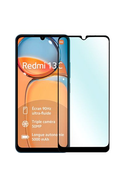 Cellara FOLIE PROTECTIE ECRAN STICLA 2.5 FULL GLUE PENTRU XIAOMI REDMI 13C 4G - NEGRU