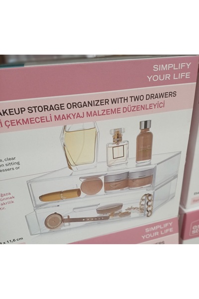 teknotrust Turuncu Çok Katlı Makyaj Düzenleyici Çekmeceli Organizatör