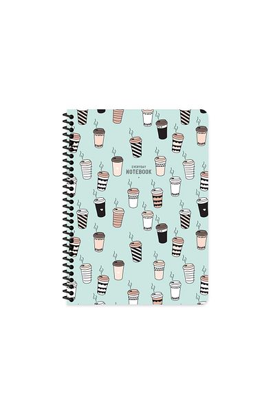 Keskin Colors Sharp Color Coffee Striped Notebook (16.5 X 22.5 cm)