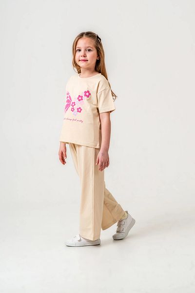 My Hanne Butterfly Printed Girl's Suit 034