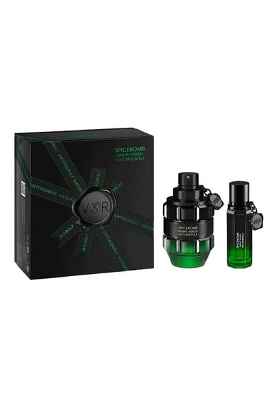 Melissa x Viktor & Rolf Viktor & Rolf SpiceBomb Night Vision Gift Set, Men's Eau de Toilette, 90 ML + 20 ML