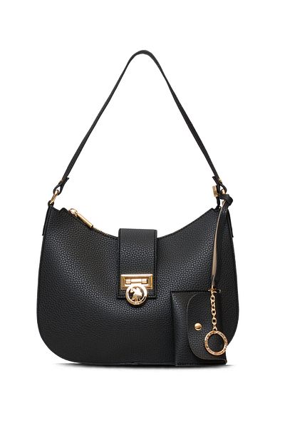 U.S. Polo Assn. Black Women's Shoulder Bag Us25546