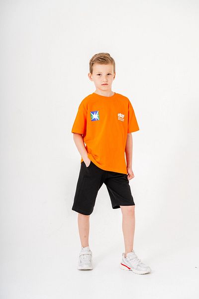 My Hanne Boy's Suit with Printed Back Shorts 051
