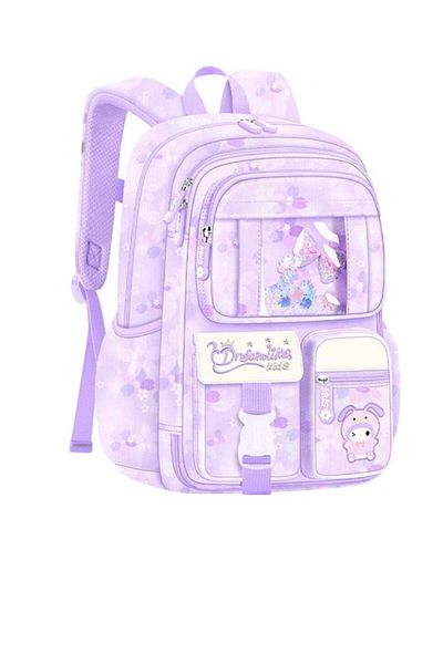 huitich Kids Purple School Bag