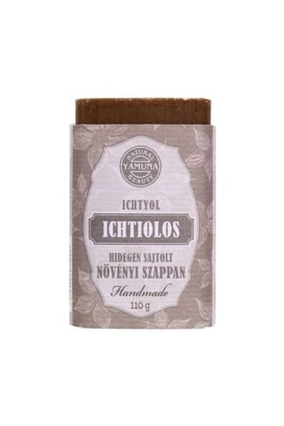 Yamuna Cold-pressed soap with Ichytol Yamuna, for acne-prone or inflamed skin, 110 g