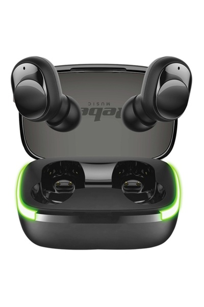Rebel Căști wireless TWS-Y60 Bluetooth 5.3 cu microfon și carcasă de încărcare