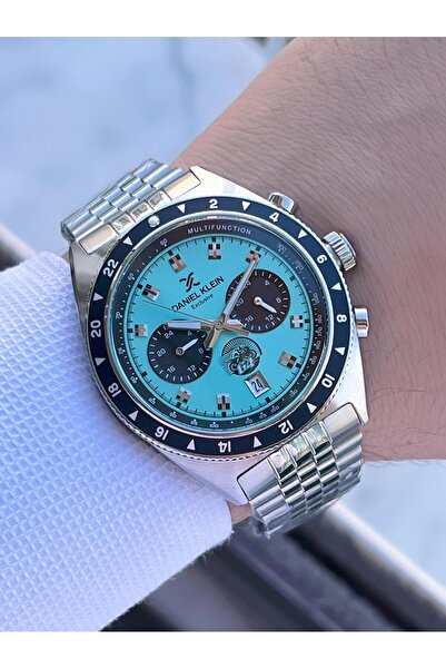 Daniel Klein Men's Wristwatch Fg.13994.6 with Inner Functions Active 30 Mt Water Resistant 2 Years Warranty