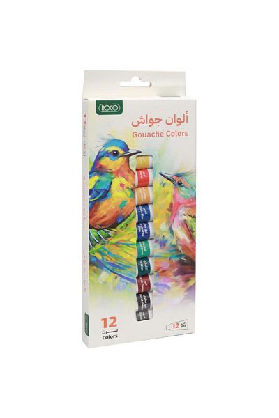 Roco Gouache Paint Set – 12 Assorted Colors