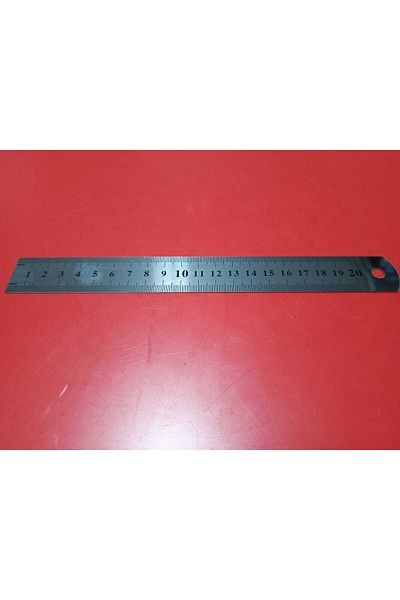 Rich Art-X Steel Ruler 20cm Double Sided
