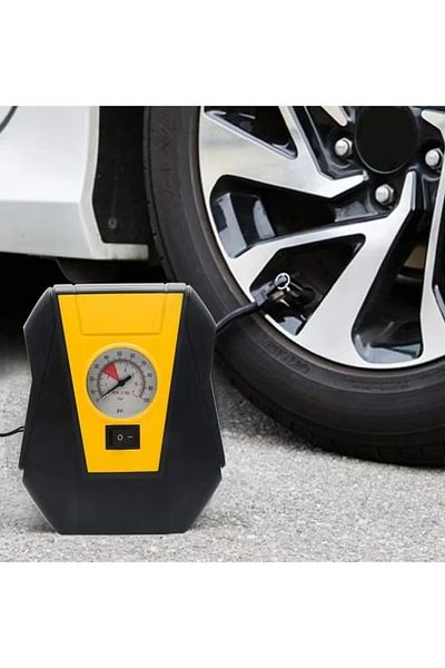Denx مضخة هواء DX1790، 70 واط، ضغط يصل إلى 100 رطل لكل بوصة مربعة، مع كابل بطول 3 أمتار لمختلف أنواع الإطارات