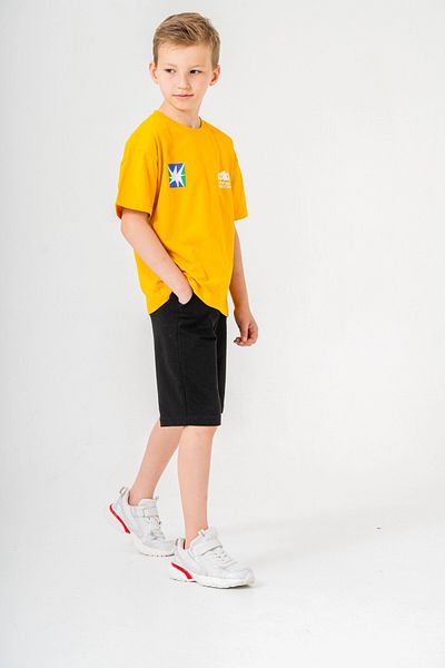 My Hanne Boy's Suit with Printed Back Shorts 051
