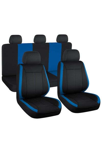 SMARTIC Huse scaune auto, Vision, 9 piese, compatibile airbag, usor de curatat, material respirabil