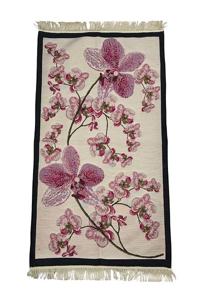 TAYBOUN Luxury Yonca Prayer Rug Featuring a Floral Design