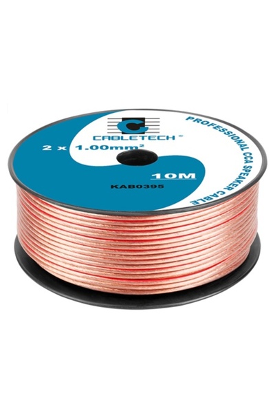 OEM CABLU DIFUZOR CCA 2X1.00MM TRANSPARENT 10M