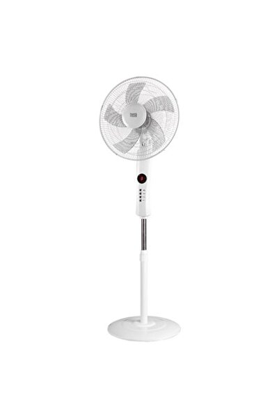 Teesa Ventilator de podea oscilant, telecomandat, cu temporizator și înălțime...