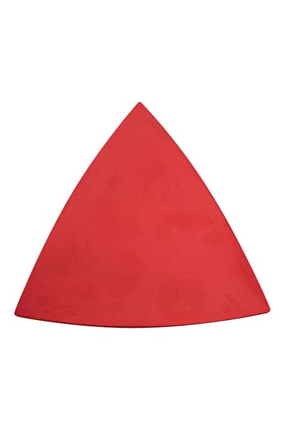 Raki RAKI triangle melamine platter 47.5x47.5x1cm red